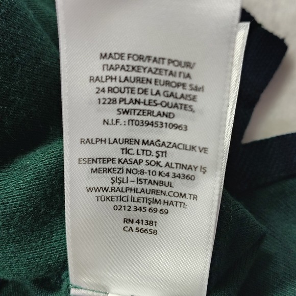 Polo Ralph Lauren Shirt Men's XL Green Blackwatch Plaid Custom Slim Fit Polo - Picture 15 of 16
